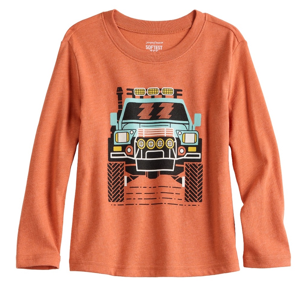 9-12 Month- NWT - Jumping Beans - Long Sleeve Tee